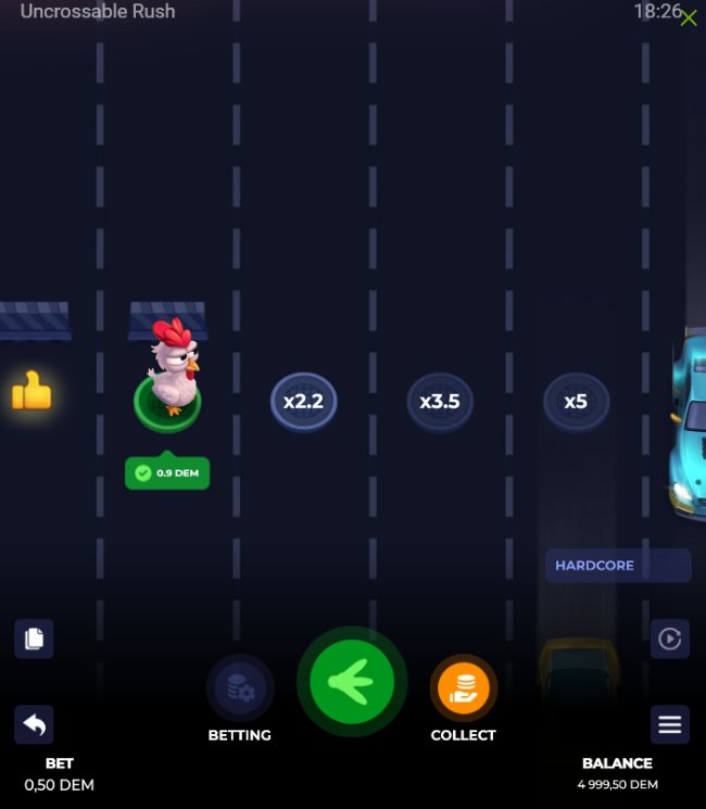 Présentation de uncrossable rush